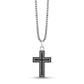 Stone Set Cross Pendant - Men Pendant - The Steel Shop