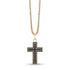Stone Set Cross Pendant - Men Pendant - The Steel Shop