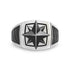 North Star Signet Ring - Men Ring - The Steel Shop