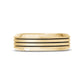 Black Lined Beveled Edge Band - Men Ring - The Steel Shop