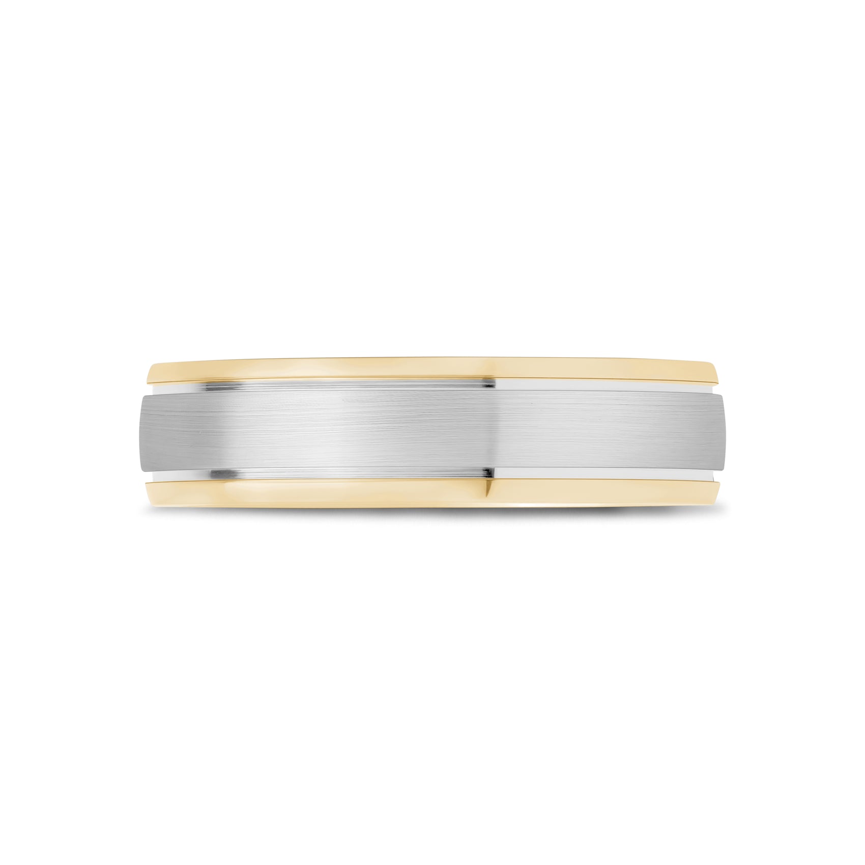 Two Tone Band - Men Ring - The Steel Shop