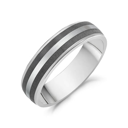 Carbon Fusion Band - Men Ring - The Steel Shop