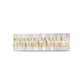 Ripple Link Two-Tone Band - Men Ring - The Steel Shop