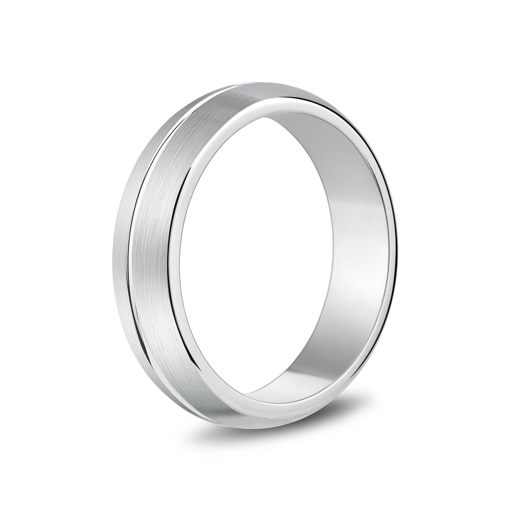 Sleek Horizon Band - Men Ring - The Steel Shop