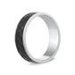 Architectural Geo Band - Men Ring - The Steel Shop