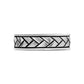 Architectural Geo Band - Men Ring - The Steel Shop