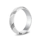 Refined Striped Band - Men Ring - The Steel Shop