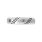 Refined Striped Band - Men Ring - The Steel Shop