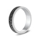Rugged Hammered Band - Men Ring - The Steel Shop