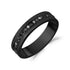 Modern Noir Gemstone Band - Men Ring - The Steel Shop
