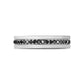 Modern Noir Gemstone Band - Men Ring - The Steel Shop