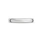Elegant 4mm stainless steel wedding ring with comfort fit and milgrain detailing on a neutral background  
