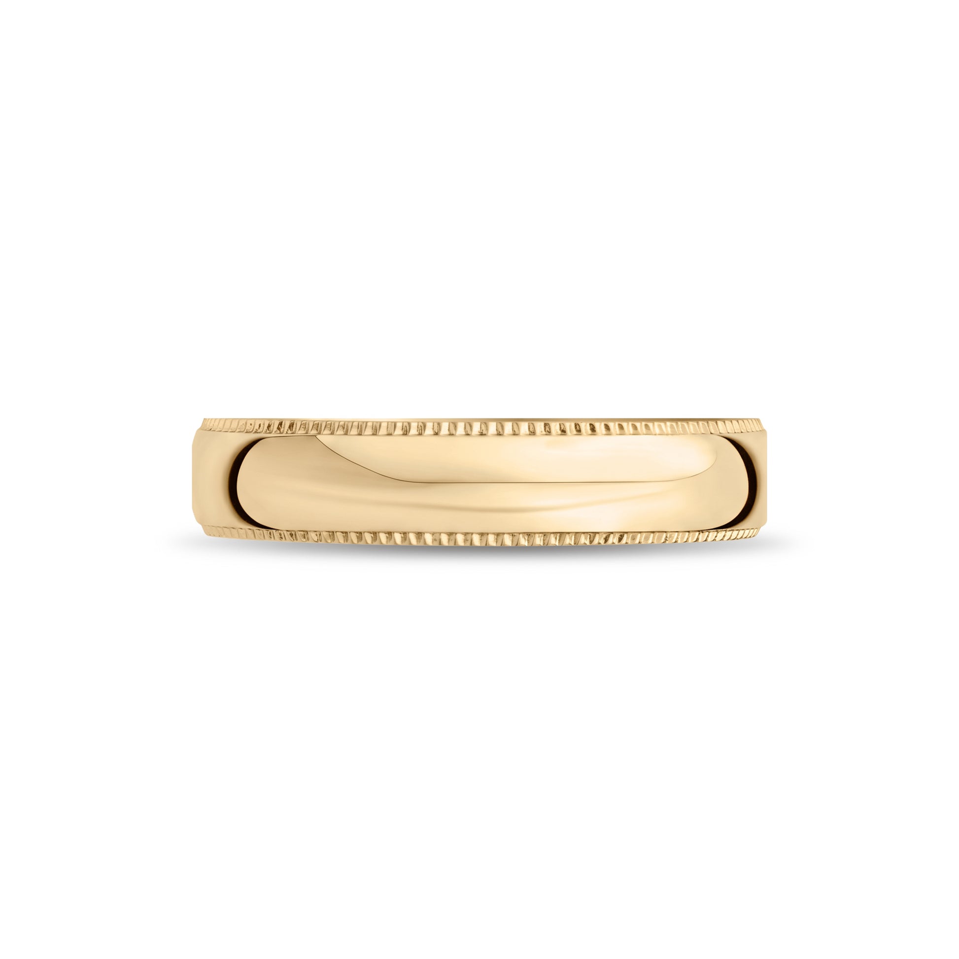Image of the ring partially engravable inside, showcasing the high-quality stainless steel craftsmanship.  