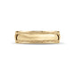 Engravable inside of a polished stainless steel wedding band with subtle milgrain accents.  