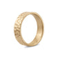 6mm Matte Hammered Wedding Band