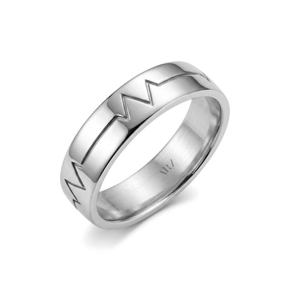 Heartbeat Matching Couples’ Wedding Bands