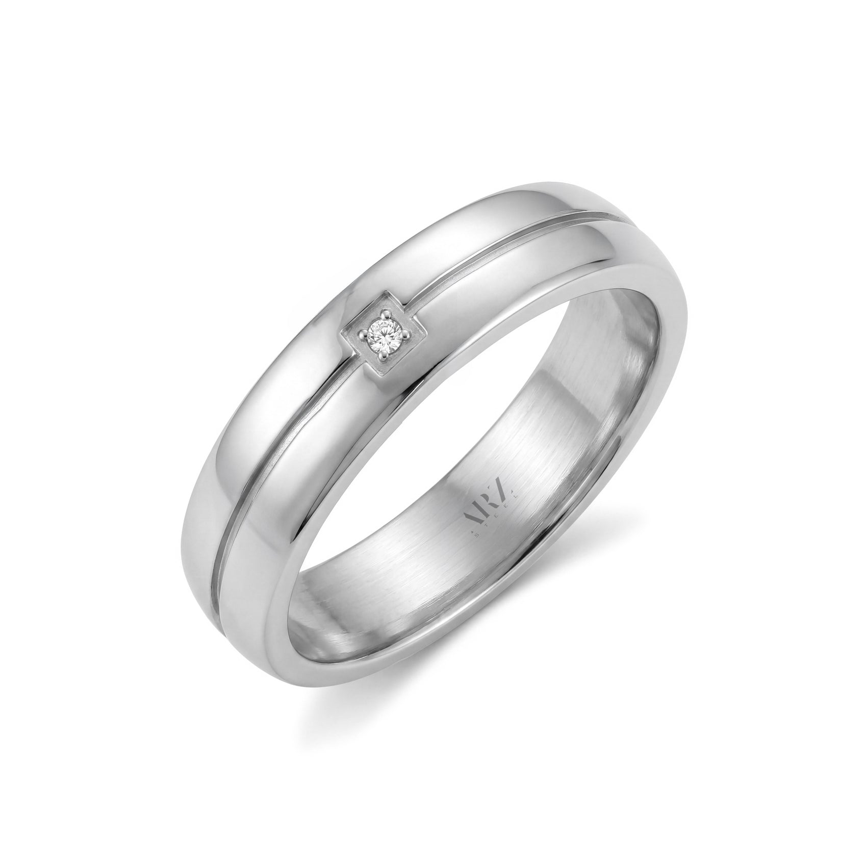 Lab Diamond Matching Couples’ Wedding Bands