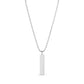 Medical Caduceus Bar Pendant - Unisex Pendant - The Steel Shop