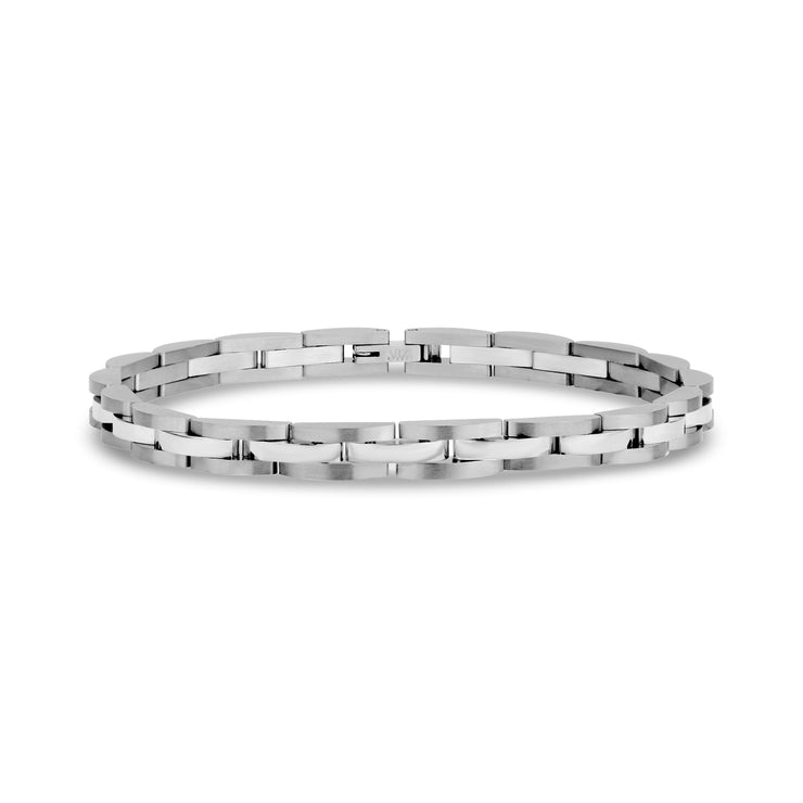 Two Tone Link Bracelet | 5MM - Mens Steel Bracelets - The Steel Shop