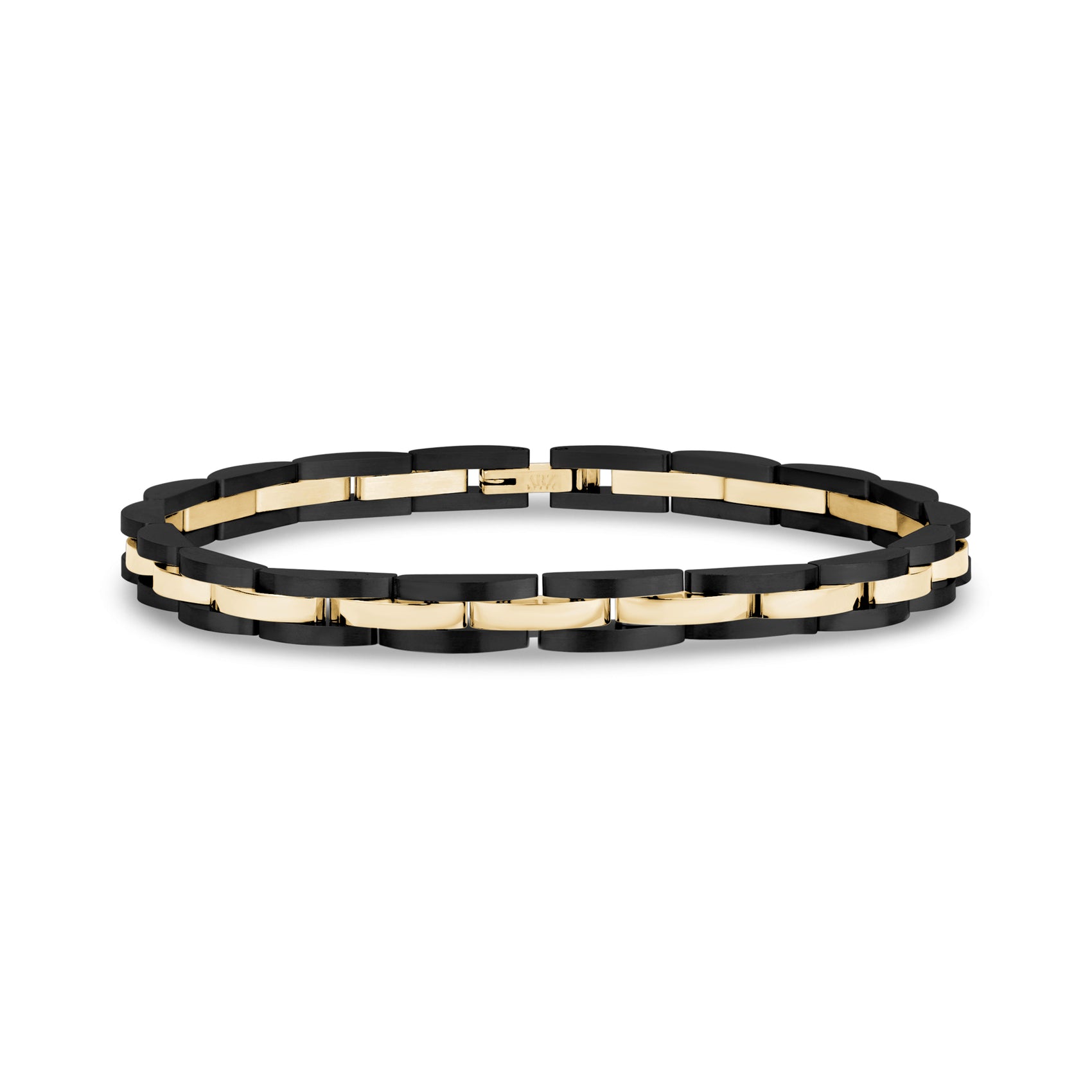 Two Tone Link Bracelet | 5MM - Mens Steel Bracelets - The Steel Shop