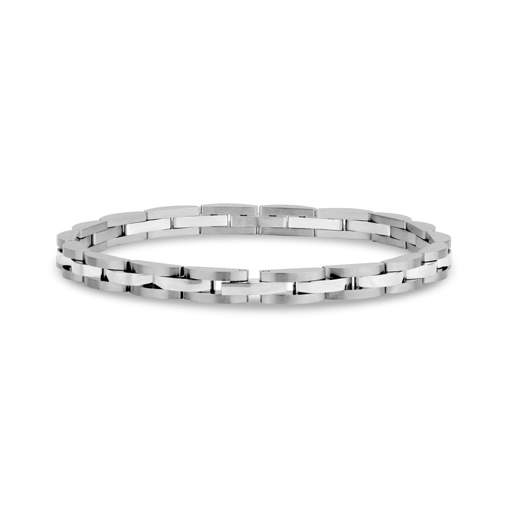 Two Tone Link Bracelet | 5MM - Mens Steel Bracelets - The Steel Shop