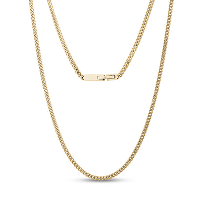 3.5mm Engravable Cuban Link Chain - Unisex Necklaces - The Steel Shop