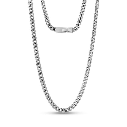 6.5mm Engravable Cuban Link Chain - Unisex Necklaces - The Steel Shop