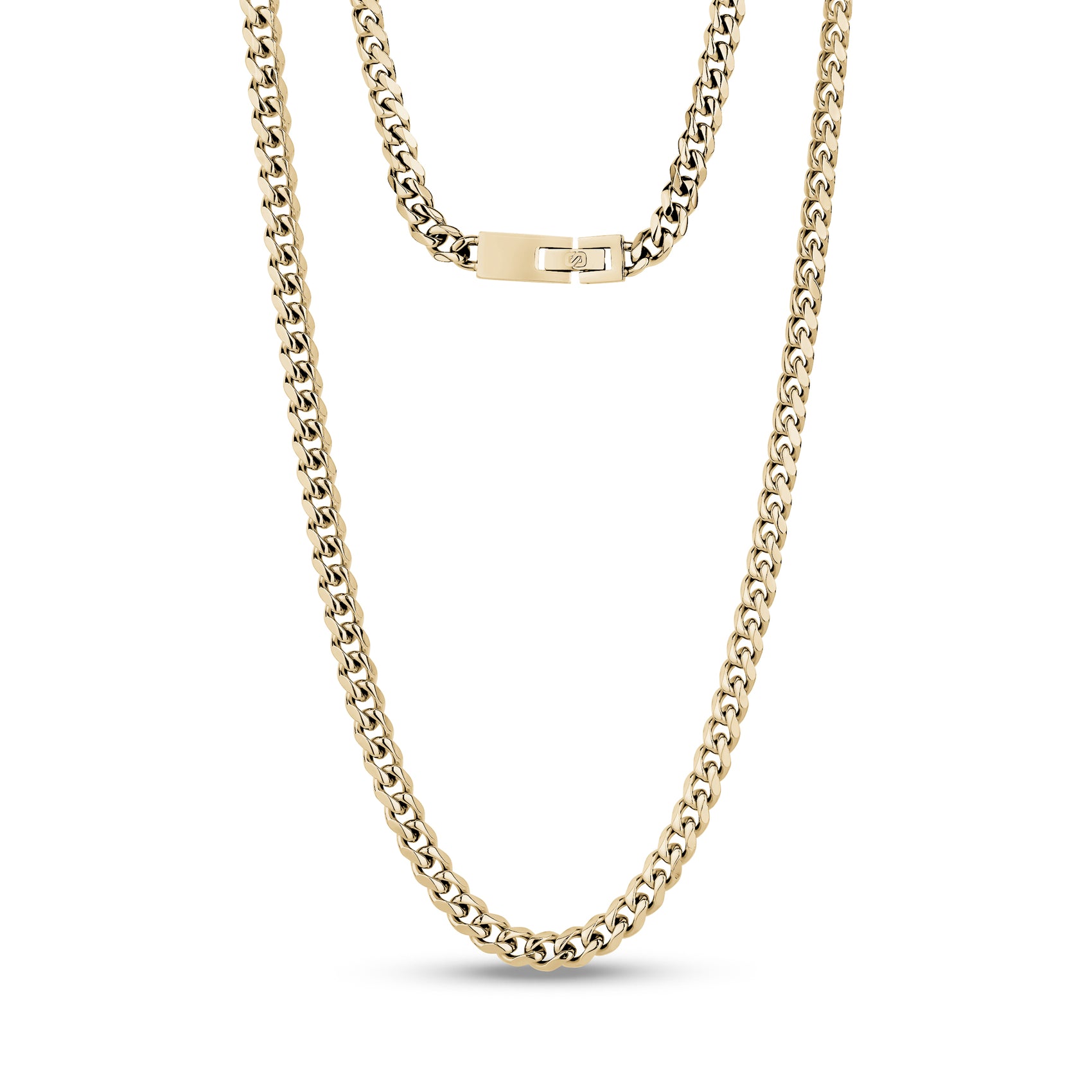 6.5mm Engravable Cuban Link Chain - Unisex Necklaces - The Steel Shop