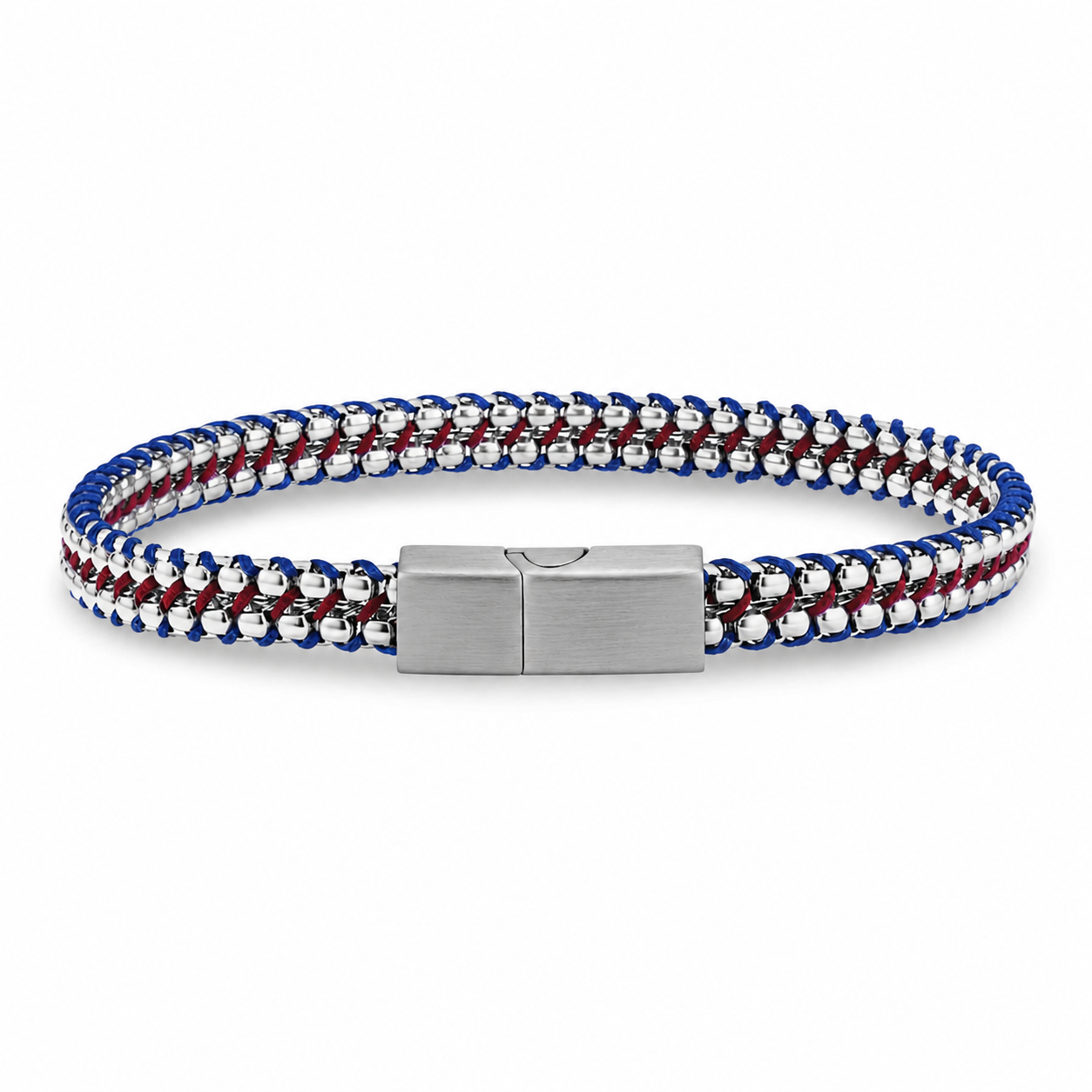 Red and Blue Tethered Bracelet