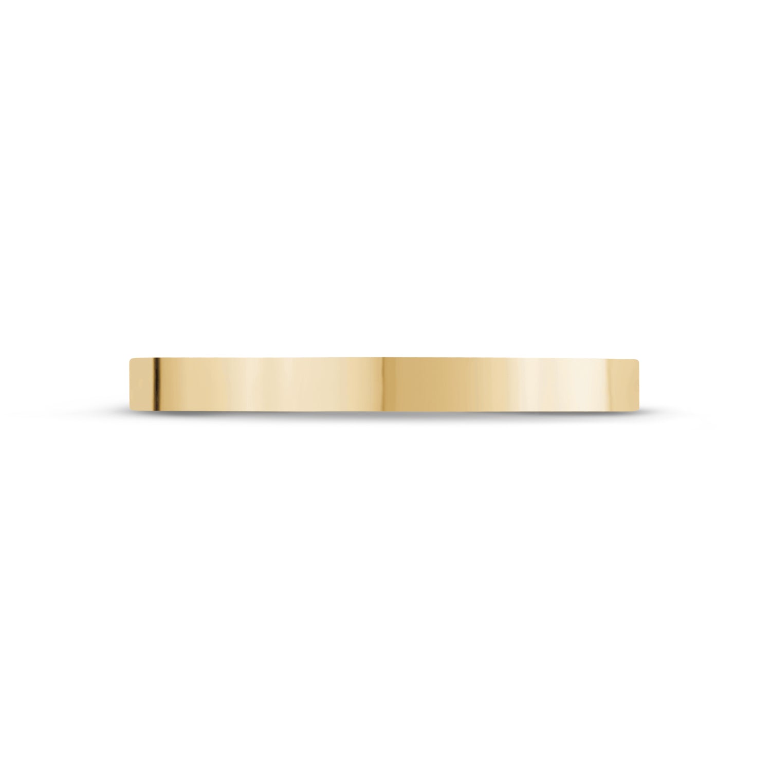 2mm Flat Wedding Band - Women Ring - The Steel Shop
