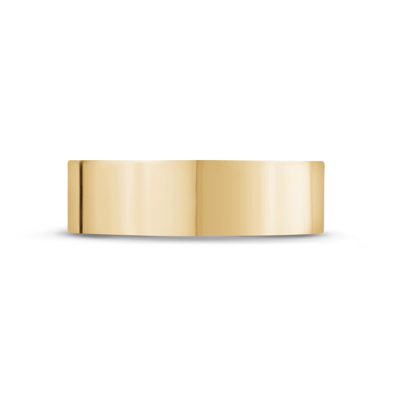 6mm Flat Wedding Band - Unisex Ring - The Steel Shop
