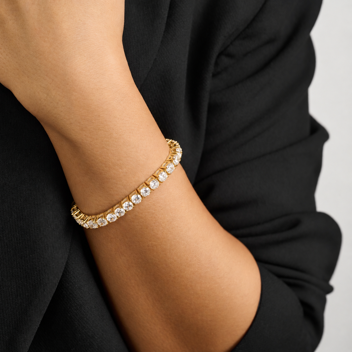 5mm Gold Tennis Bracelet