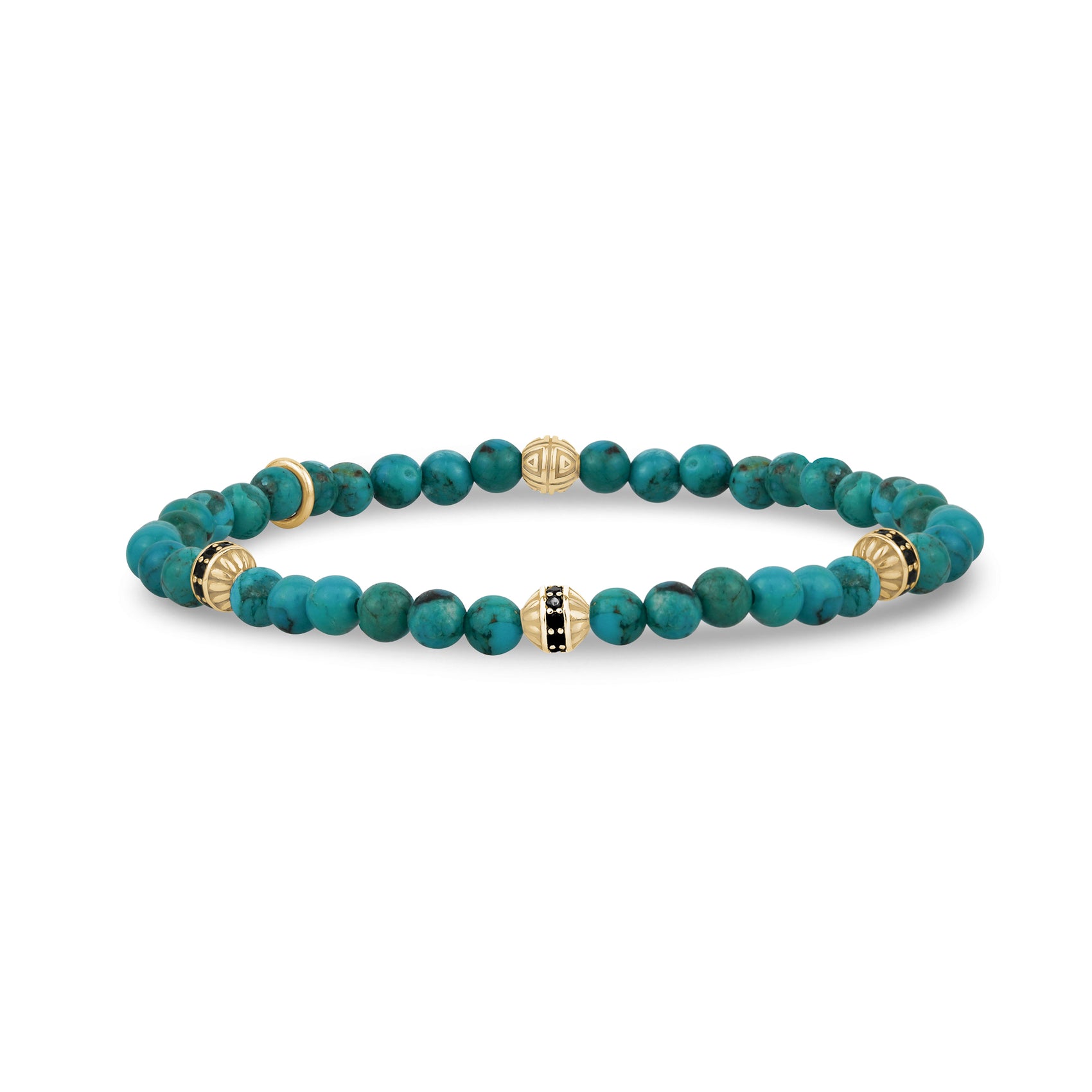 Turquoise Enigma Bead Bracelet - Unisex Bead Bracelet - The Steel Shop