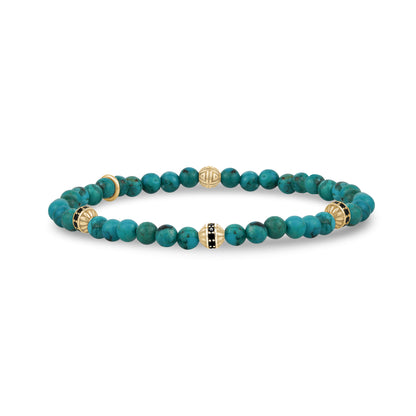 Turquoise Enigma Bead Bracelet - Unisex Bead Bracelet - The Steel Shop