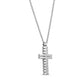 Matte Cross Pendant - Men Pendant - The Steel Shop