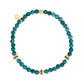 Turquoise Enigma Bead Bracelet - Unisex Bead Bracelet - The Steel Shop