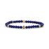 Lapis Lazuli Enigma Bead Bracelet - Unisex Bead Bracelet - The Steel Shop