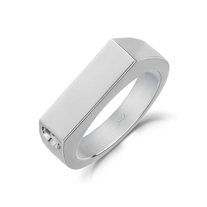Unisex Signet Urn Ring - Unisex Ring - The Steel Shop
