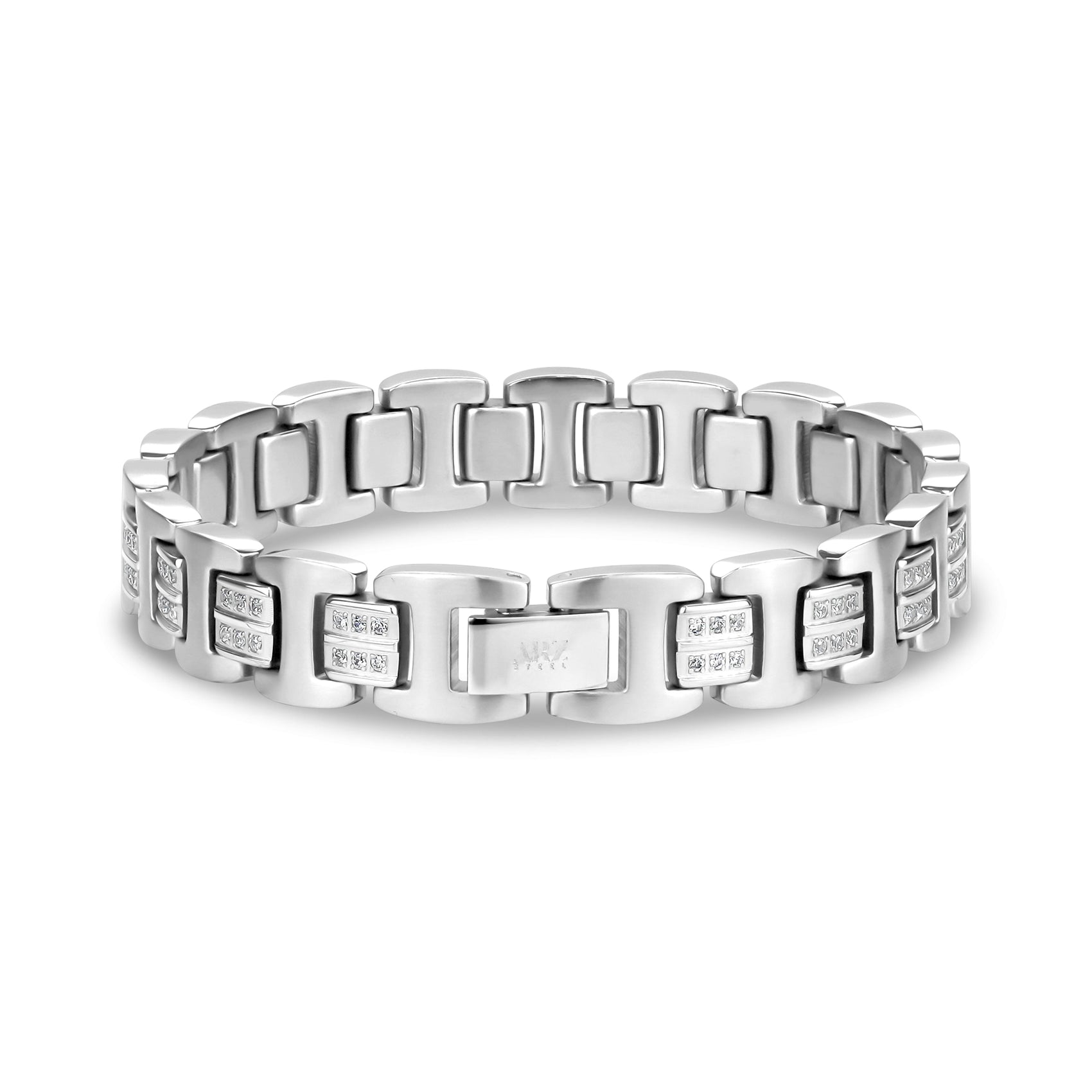 Rockstar Link Bracelet - Mens Steel Bracelets - The Steel Shop