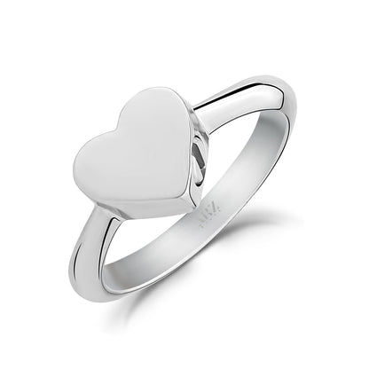 Heart Urn Ring - Women Ring - The Steel Shop