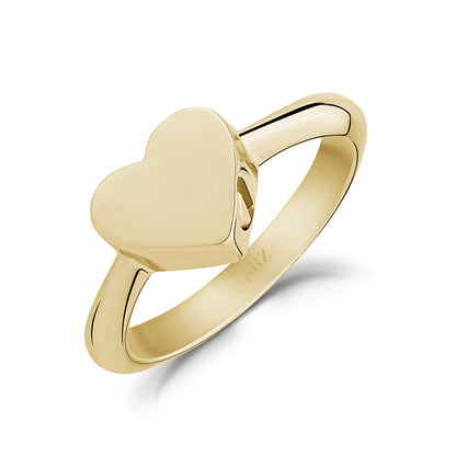 Heart Urn Ring - Women Ring - The Steel Shop