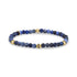 Matte Sodalite Enigma Bead Bracelet - Unisex Bead Bracelet - The Steel Shop