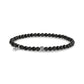 4mm Black Mix Bead Bracelet