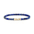 4mm Gold Clasp Lapis Lazuli Bead Bracelet - Mens Steel Bead Bracelets - The Steel Shop