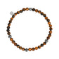Tiger Eye Enigma Bead Bracelet - Unisex Bead Bracelet - The Steel Shop