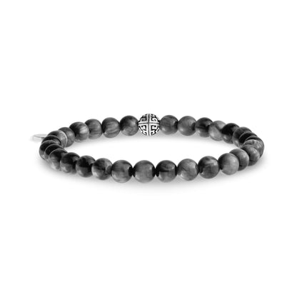 6mm Eagle Eye Bead Bracelet - Unisex Bead Bracelet - The Steel Shop