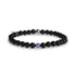 Evil Eye Protection Bead Bracelet | 6MM - Unisex Bead Bracelet - The Steel Shop