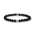 Evil Eye Protection Bead Bracelet | 6MM - Unisex Bead Bracelet - The Steel Shop