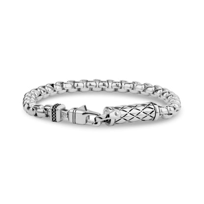 Rugged Cylinder Urn Bracelet - Mens Steel Bracelets - The Steel Shop