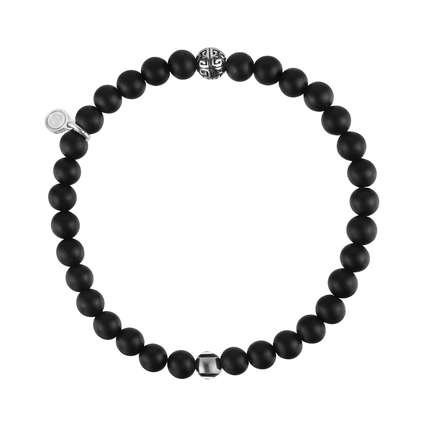 Evil Eye Protection Bead Bracelet | 6MM - Unisex Bead Bracelet - The Steel Shop